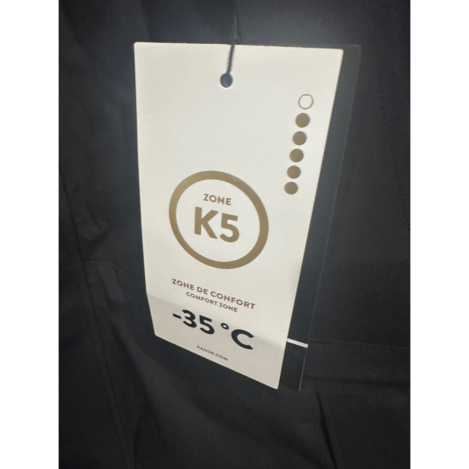 New Kanuk Ski-Doo Acer Mens L Collab Black Winter Snow Parka Jacket — image 5 of 8